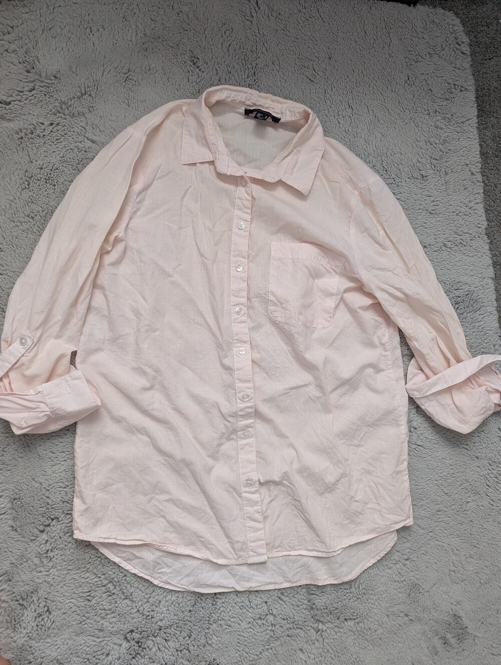 Atmosphere 100% Cotton Womens Pink Button Down Shirt | US Size 6